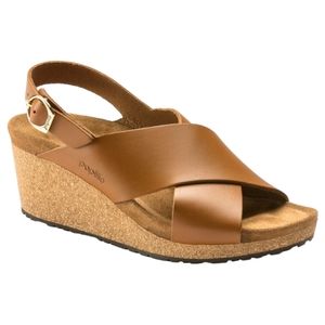 Papillio Samira Birkenstock Slingback Cork Wedge Sandals Shoes